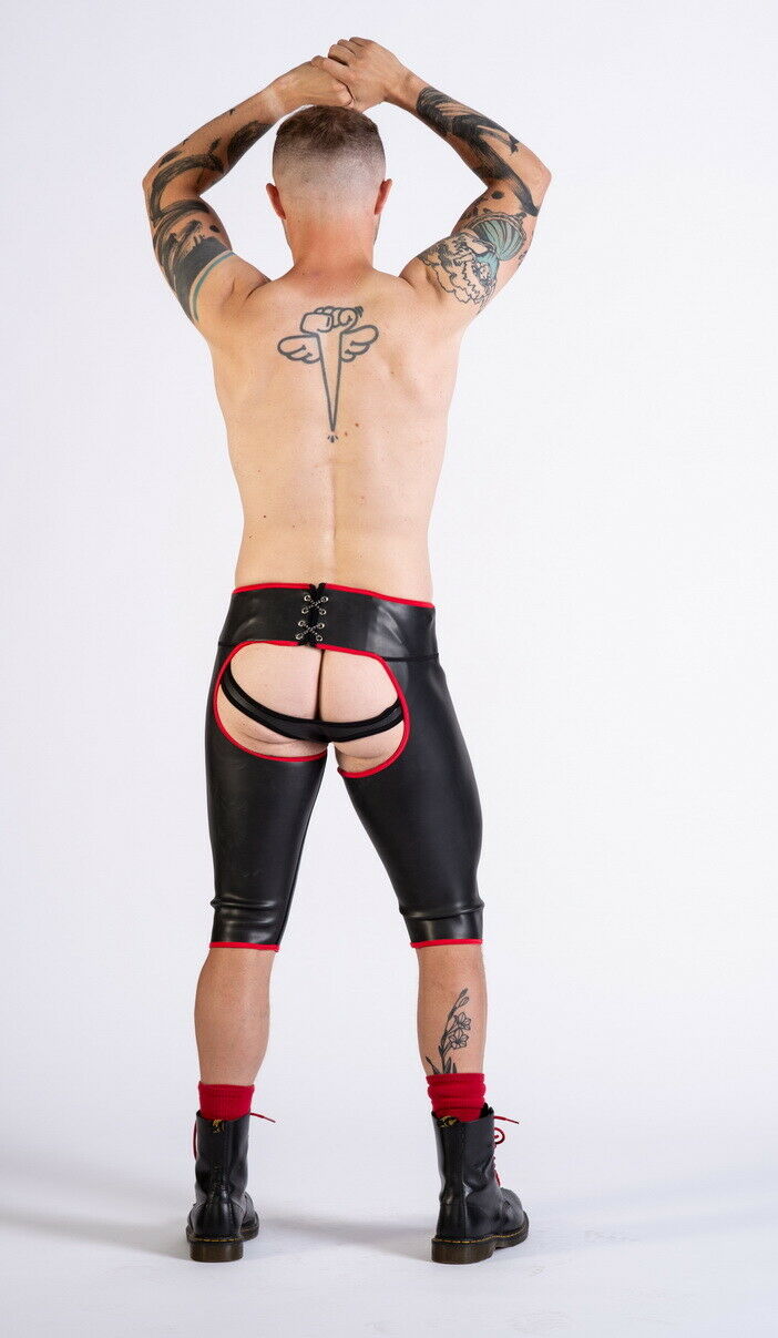 Chaps Hose offen  L Gelb